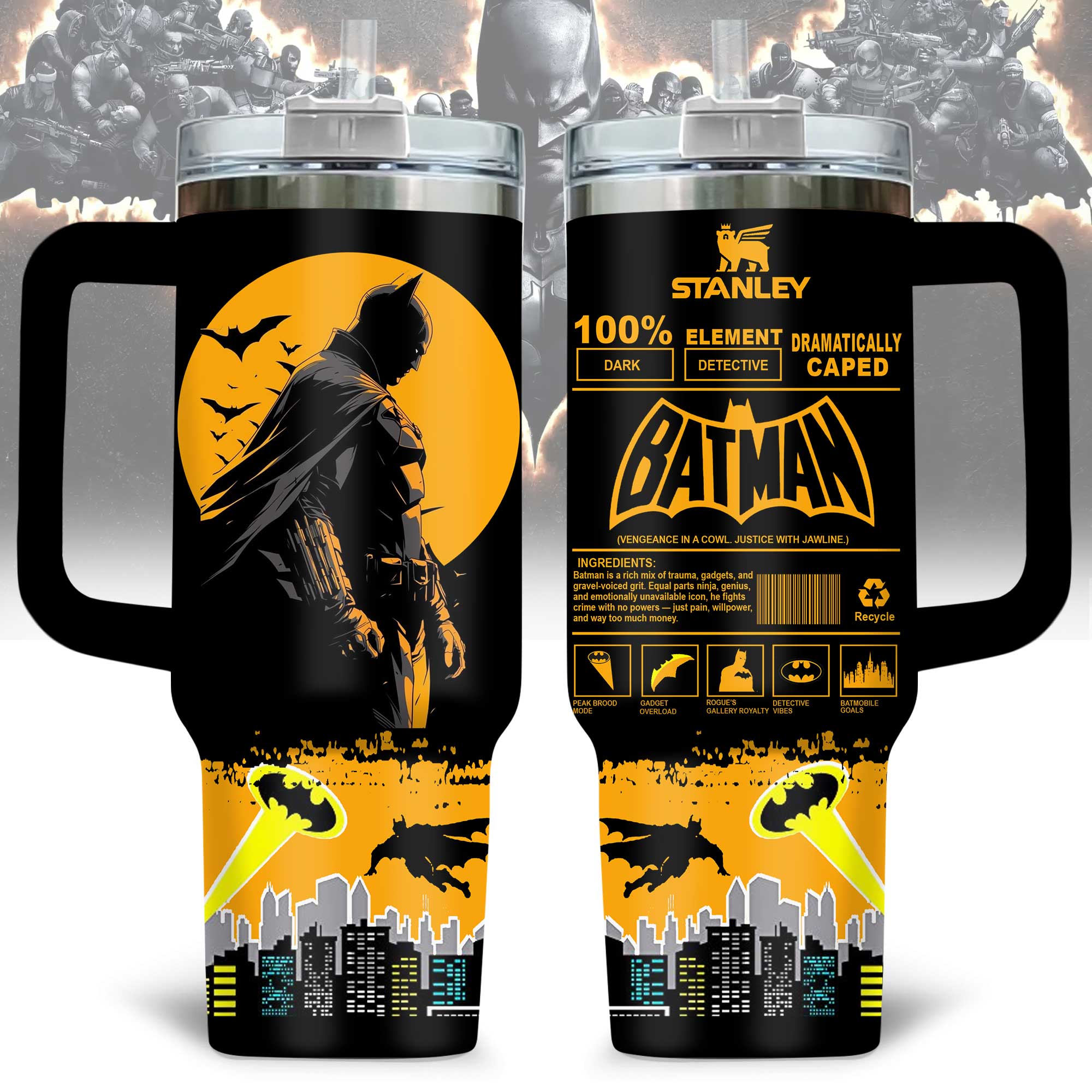 Batman Movies Custom Stanley Cup 40 oz 30 oz Tumbler With HandleTVC2301176