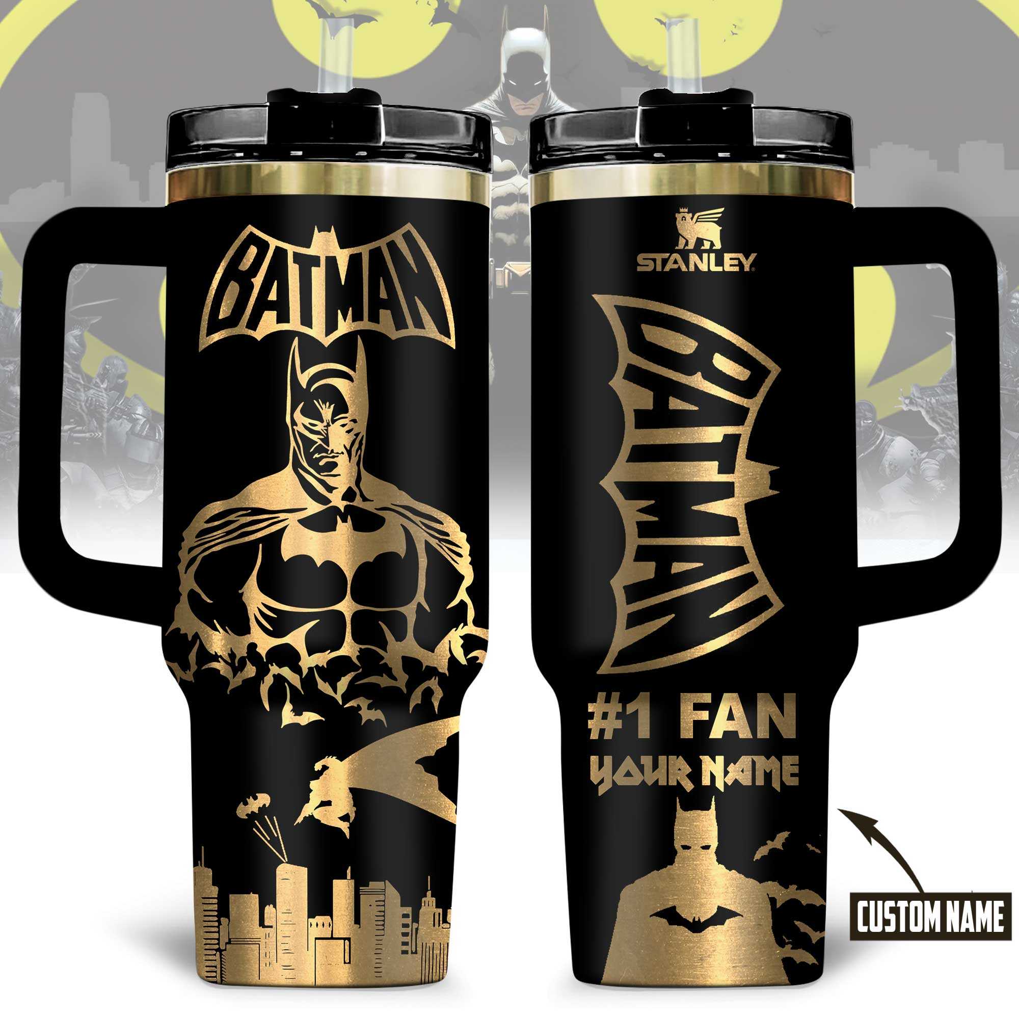Batman Movies Custom Stanley Cup 40 oz 30 oz Tumbler With HandleTVC2301177