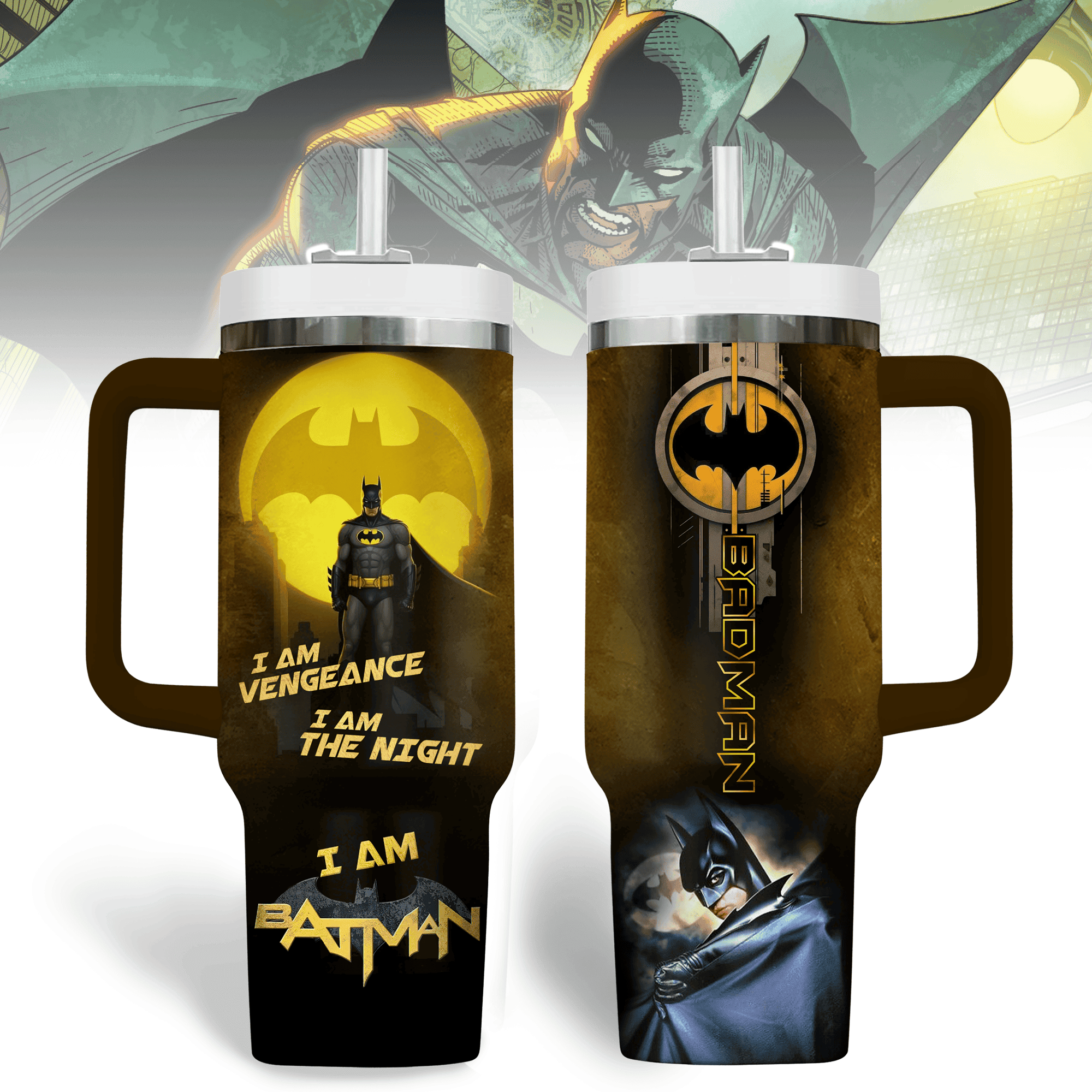 Batman Movies Custom Stanley Cup 40 oz 30 oz Tumbler With HandleTVC2301183