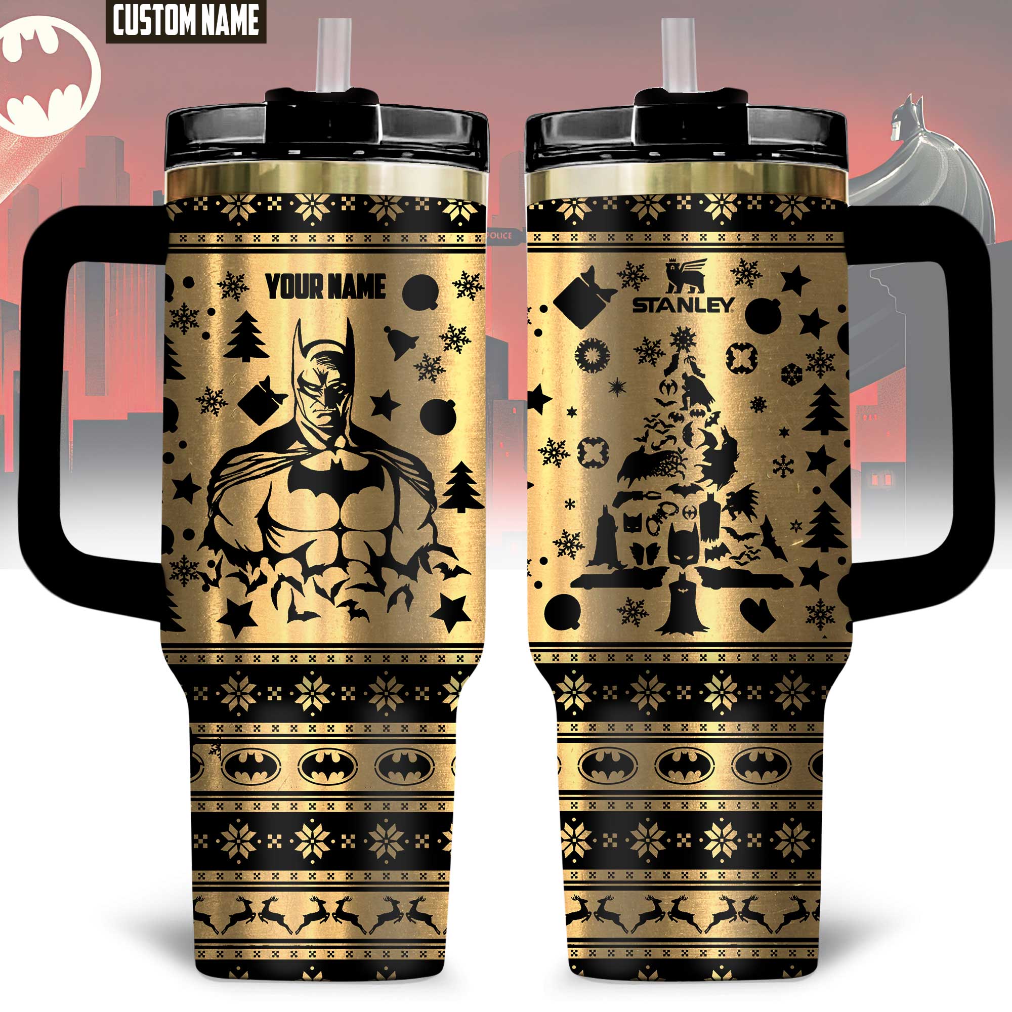 Batman Movies Custom Stanley Cup 40 oz 30 oz Tumbler With HandleTVC230195