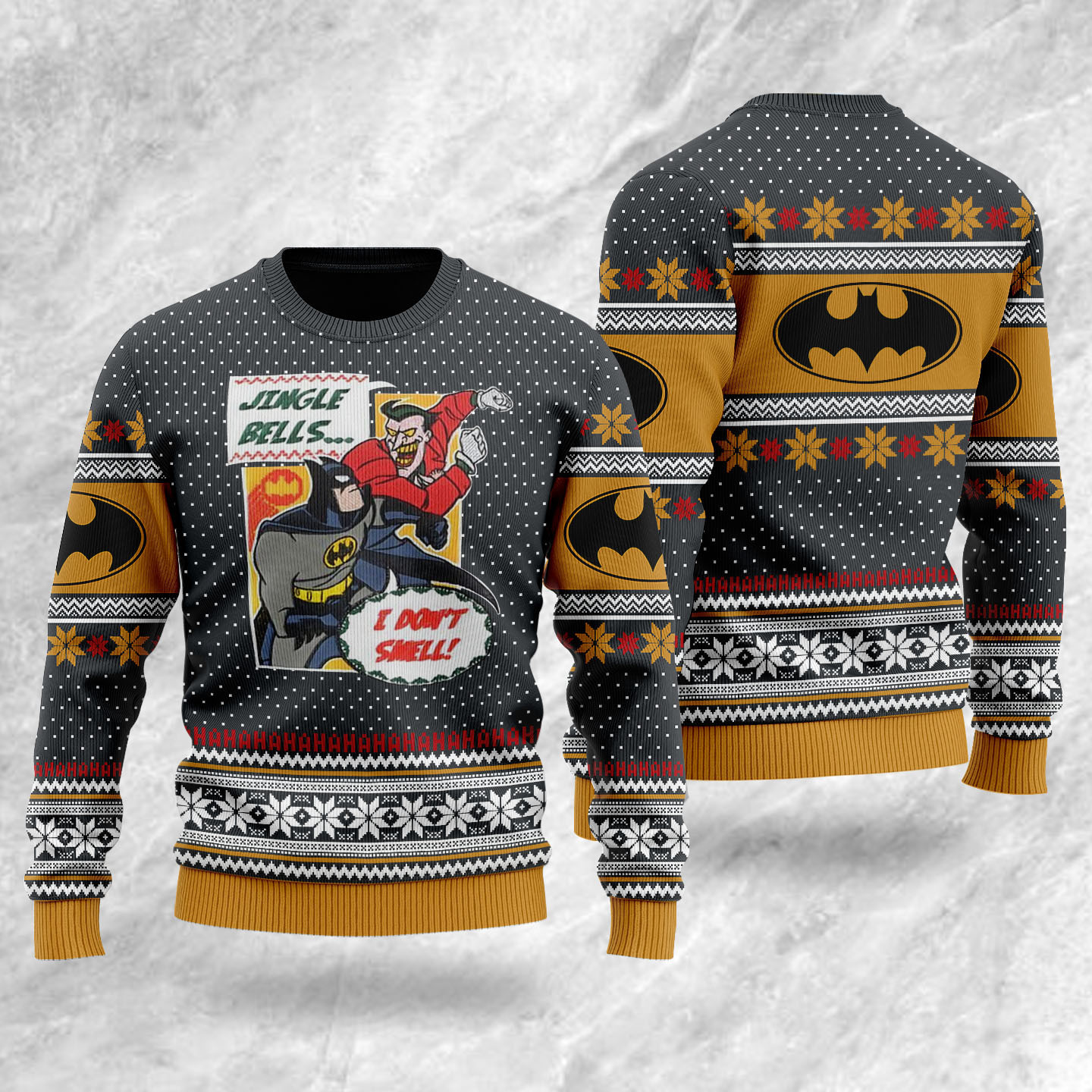 Batman Ugly Christmas Sweater Adult 3D Funny Matching for family