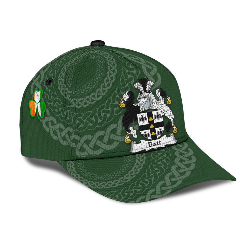 Batt Coat Of Arms - Irish Family Crest St Patrick's Day Hat Classic Cap Trucker Hats Custom Hats Gifts For Men & Women
