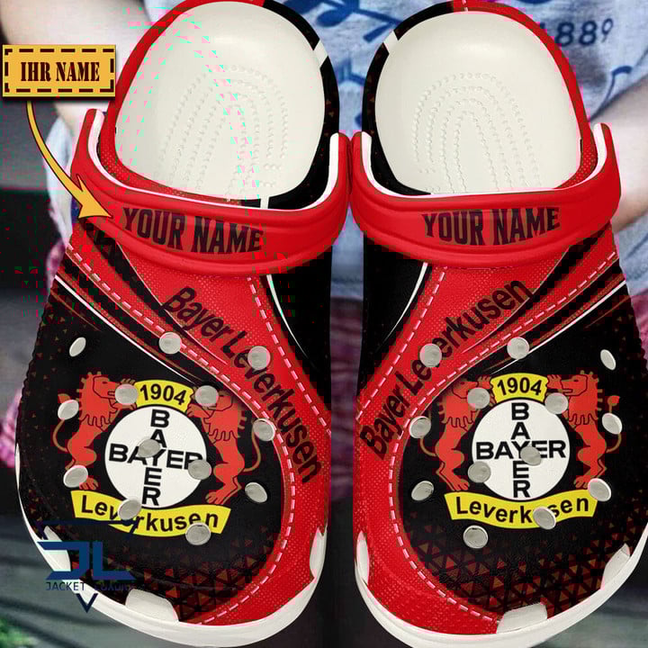 Bayer 04 Leverkusen Bundesliga Sport Crocs Crocband Clogs Shoes Comfortable For Men Women and Kids