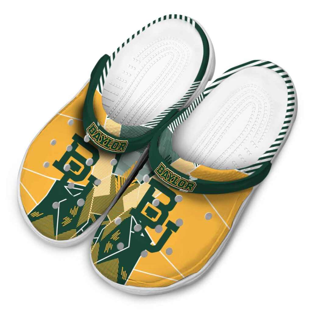 Baylor Bears Geometric Background ClogTVC1801809 - Image 4