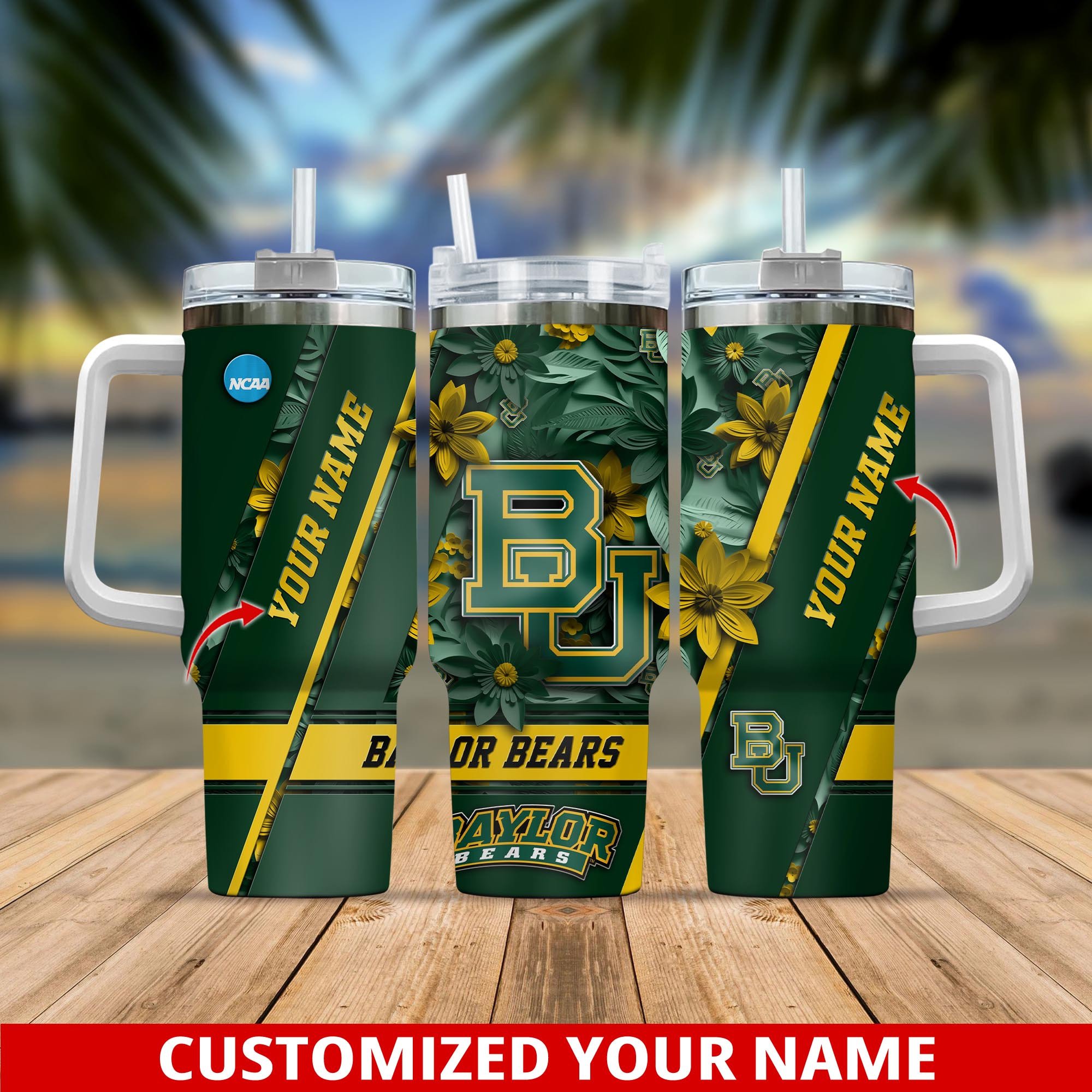 Baylor Bears NCAA Custom Stanley Cup 40 oz 30 oz Tumbler With HandleTVC230105