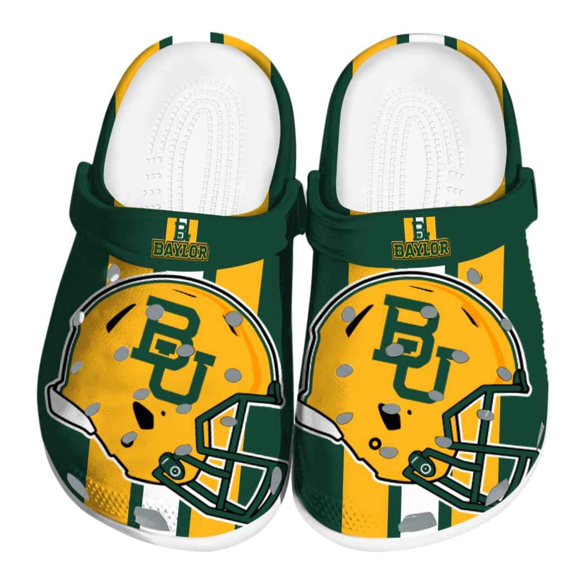 Baylor Bears NCAA Sport Crocs Crocband Clogs Shoes Comfortable For Men Women and Kids