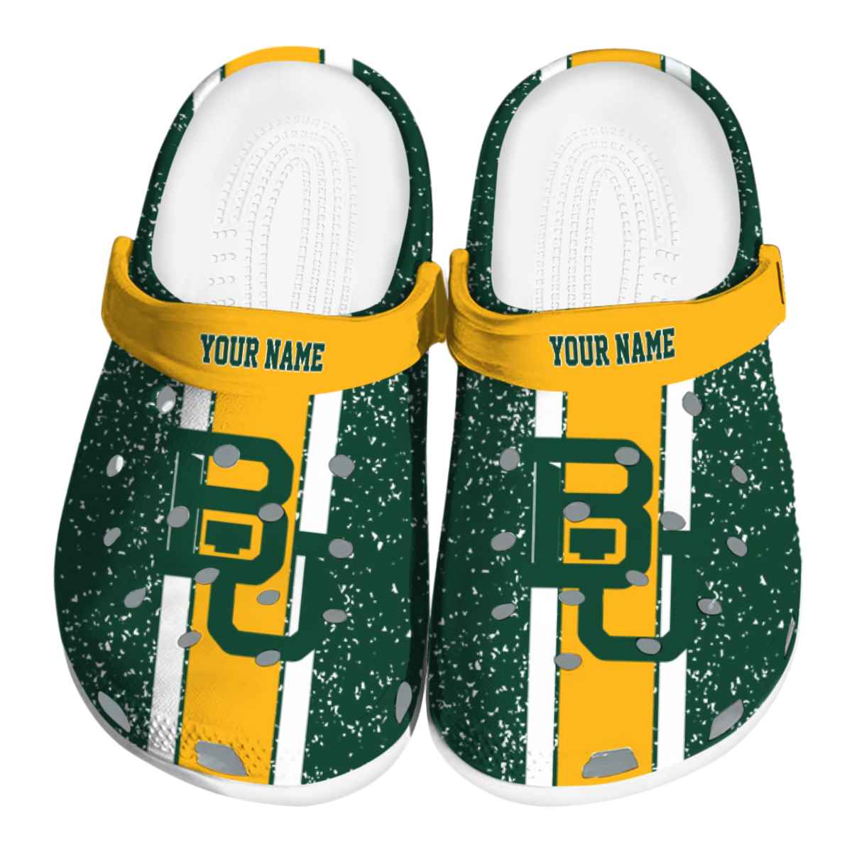 Baylor Bears NCAA Sport Crocs Crocband Clogs Shoes Comfortable For Men Women and Kids