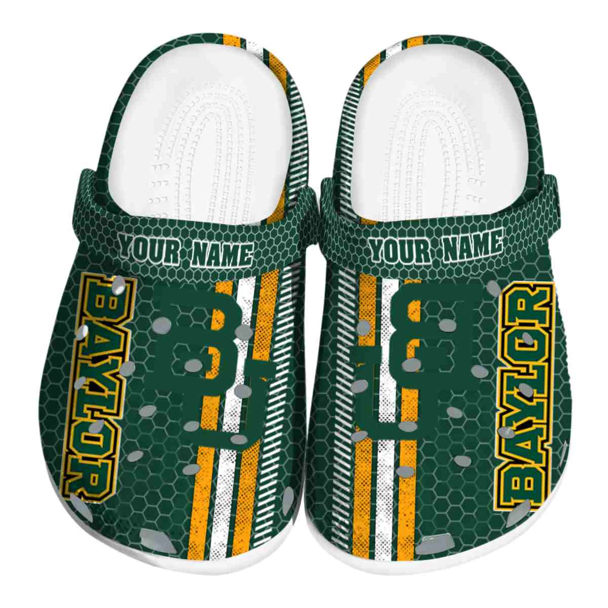Baylor Bears NCAA Sport Crocs Crocband Clogs Shoes Comfortable For Men Women and Kids