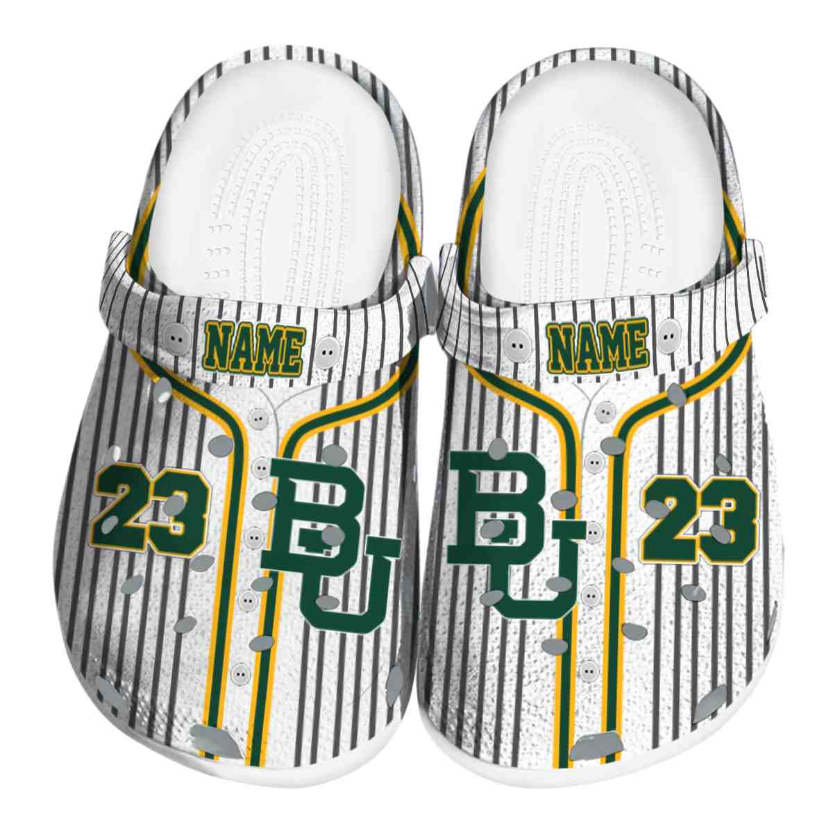 Baylor Bears NCAA Sport Crocs Crocband Clogs Shoes Comfortable For Men Women and Kids