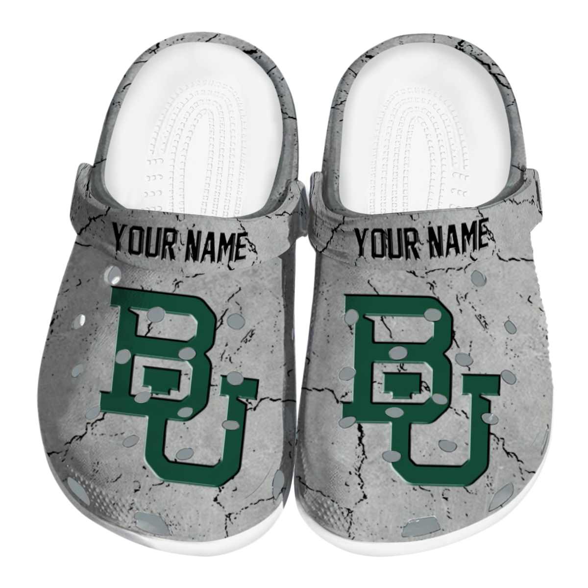 Baylor Bears NCAA Sport Crocs Crocband Clogs Shoes Comfortable For Men Women and Kids