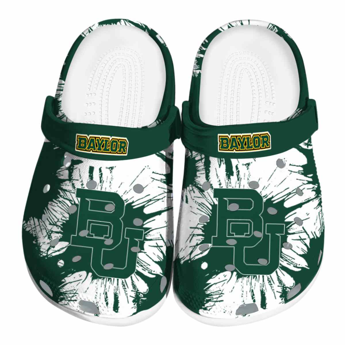 Baylor Bears NCAA Sport Crocs Crocband Clogs Shoes Comfortable For Men Women and Kids