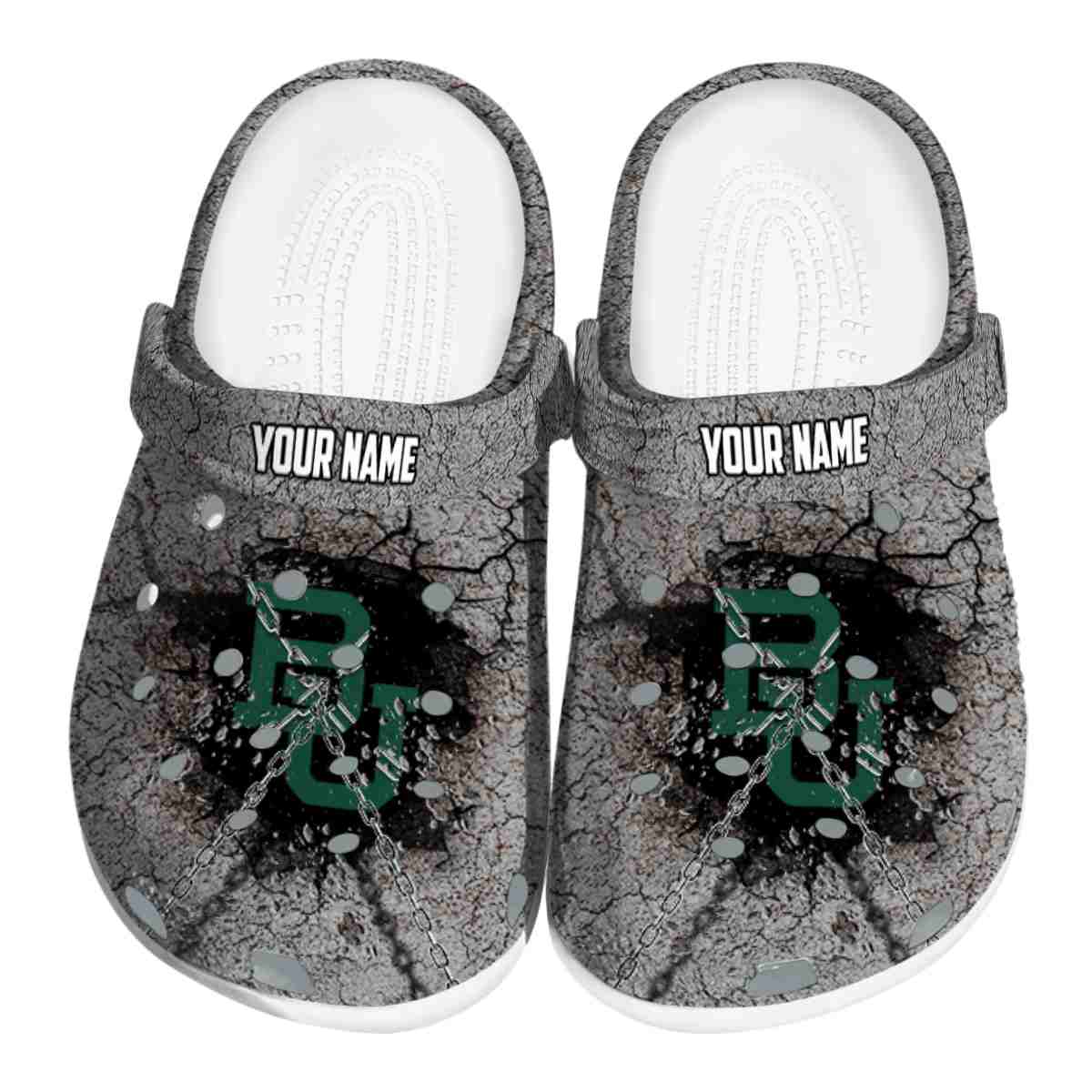 Baylor Bears NCAA Sport Crocs Crocband Clogs Shoes Comfortable For Men Women and Kids