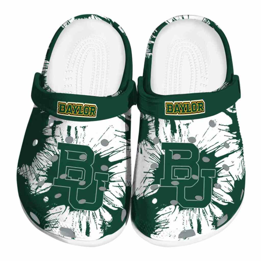 Baylor Bears Splatter Graphics ClogTVC1801749