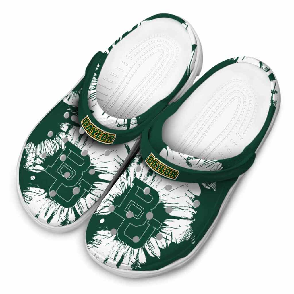 Baylor Bears Splatter Graphics ClogTVC1801749 - Image 4