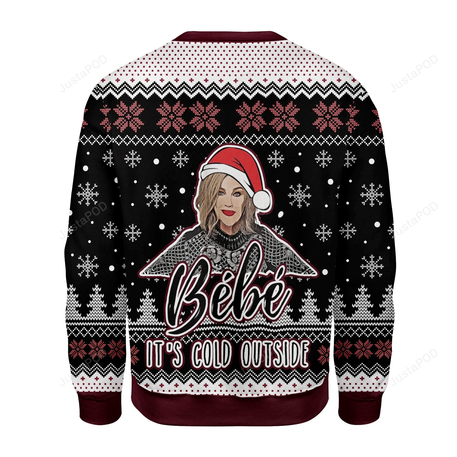 Be Be It'S Cold Outside Ugly Christmas Sweater Adult 3D Funny Matching for family - Image 2