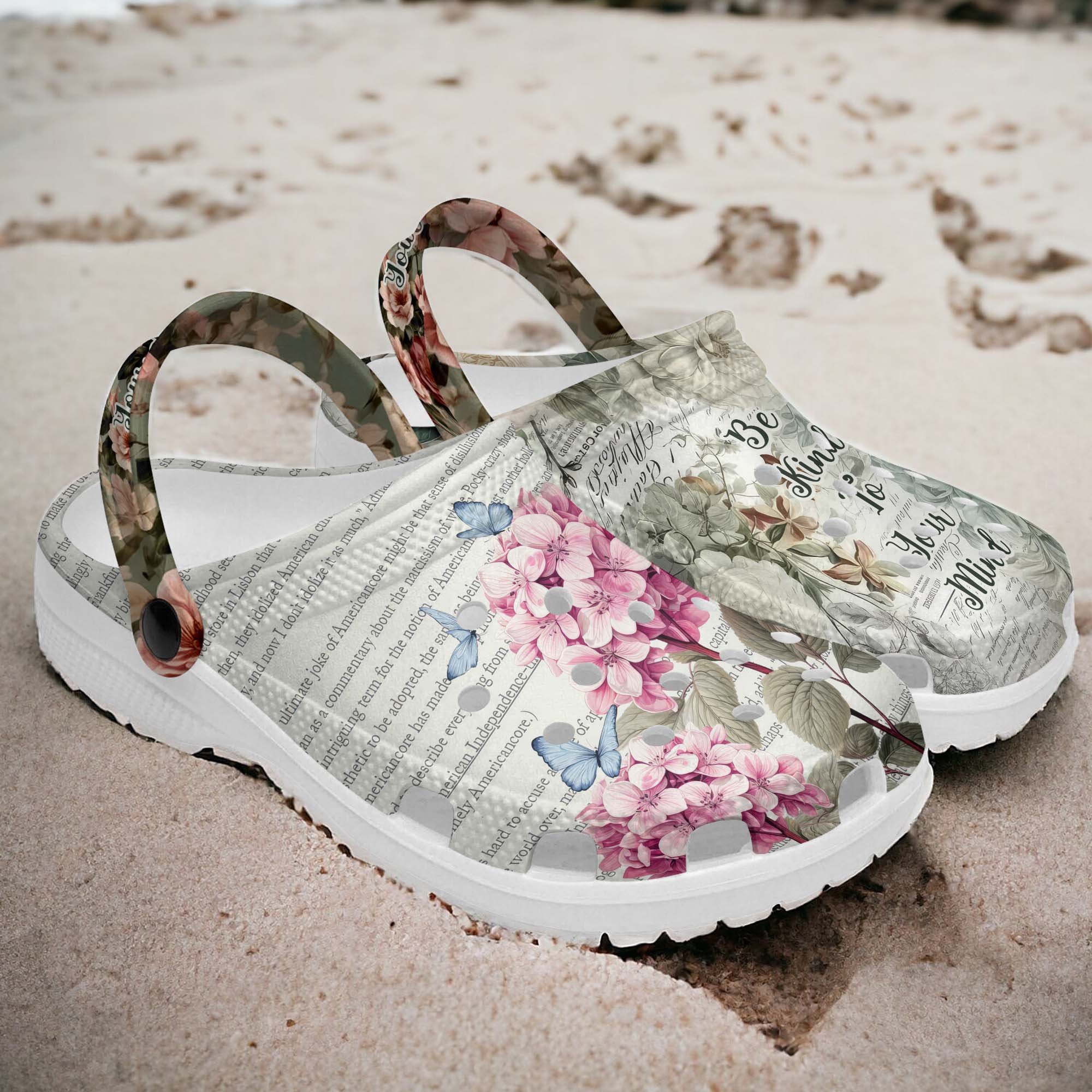 Be Kind To Your Mind Crocs Crocband Clogs Shoes Comfortable For Men Women and Kids - Image 2