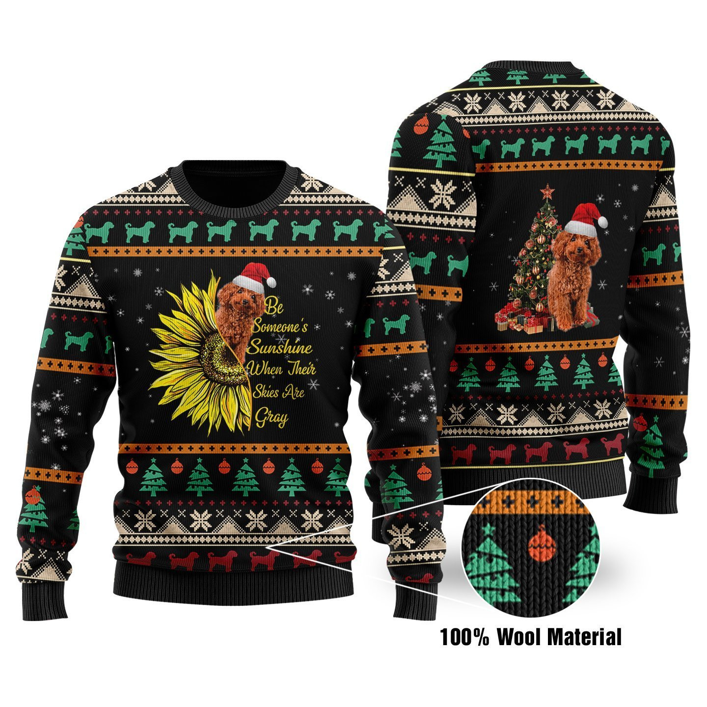 Be Someones Sunshine Ugly Christmas Sweater Adult 3D Funny Matching for family