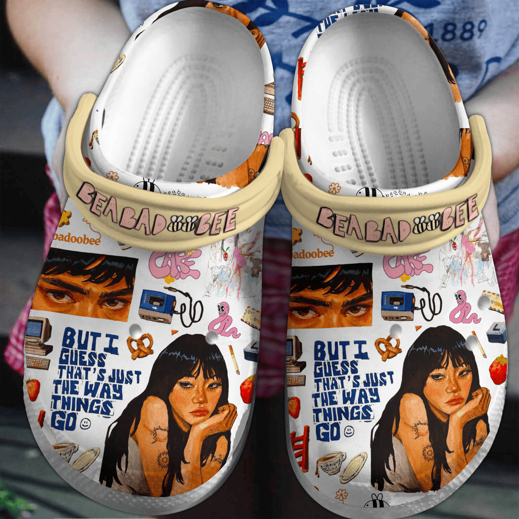 Beabadoobee Music Crocs Crocband Clogs Shoes Comfortable For Men Women and Kids