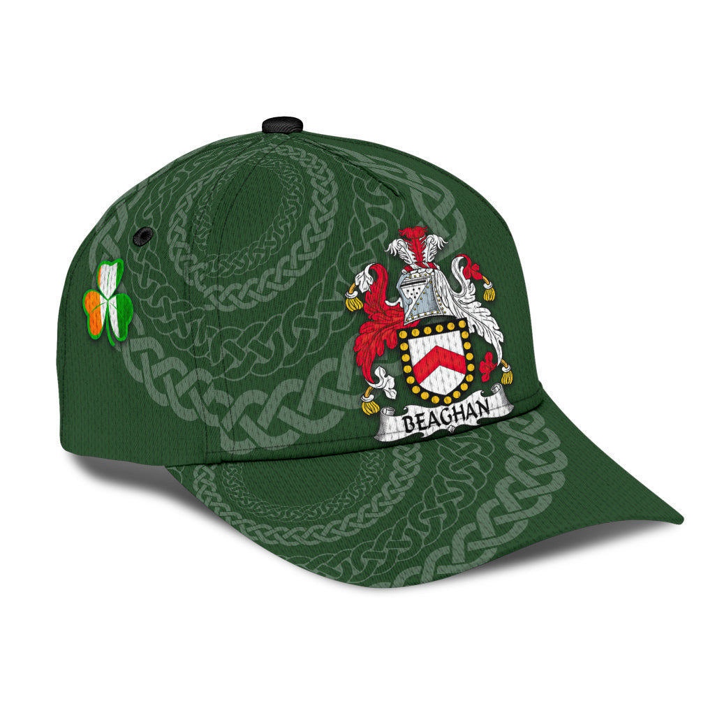 Beaghan Coat Of Arms - Irish Family Crest St Patrick's Day Hat Classic Cap Trucker Hats Custom Hats Gifts For Men & Women