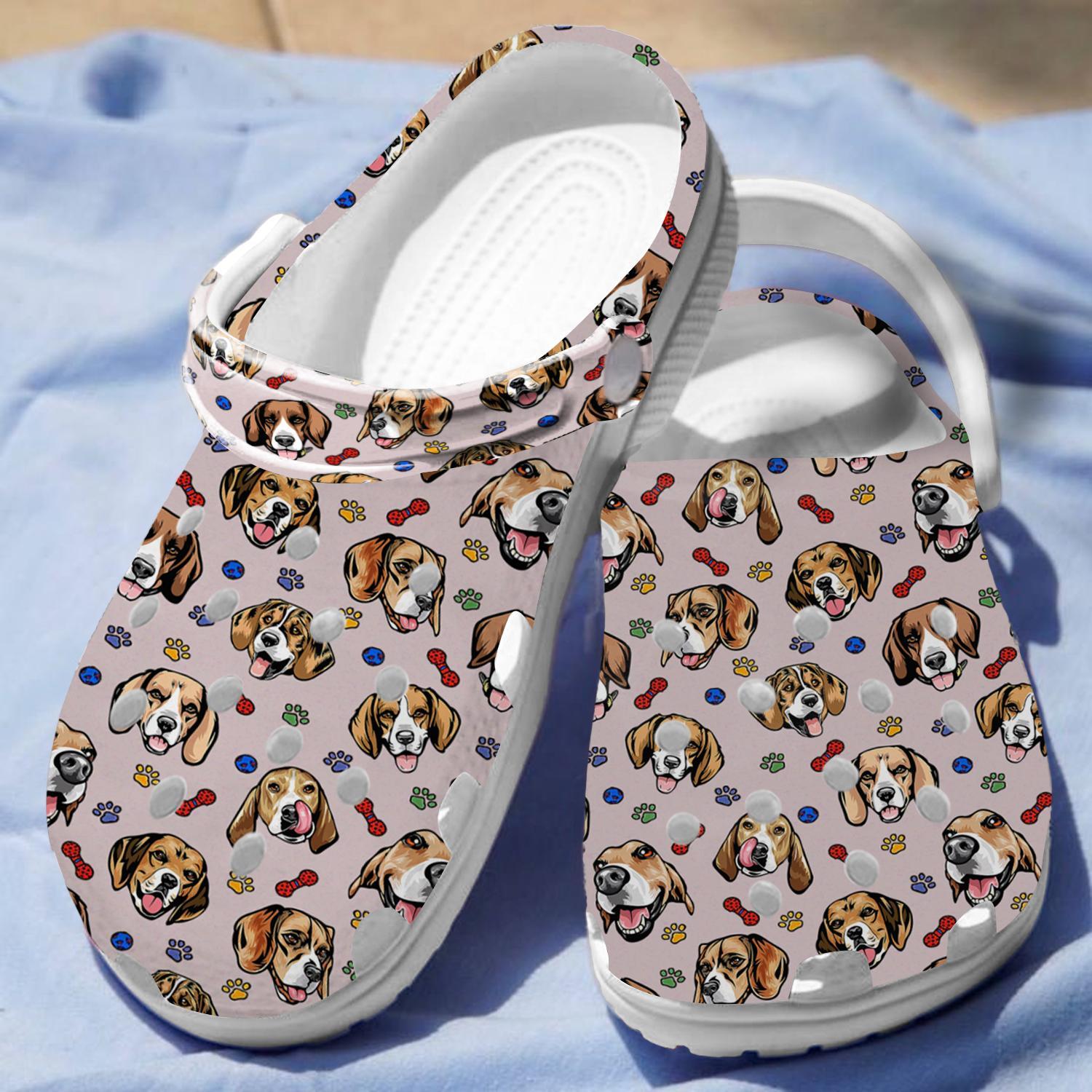 Beagle Dog Crocs Crocband Clogs Shoes Comfortable For Men Women and Kids - Image 4