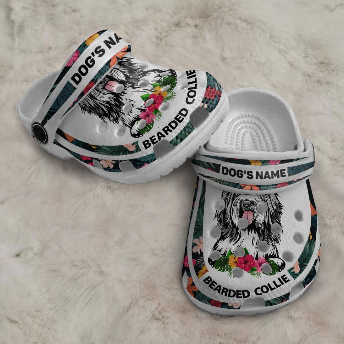 Bearded Collie Dog Crocs Crocband Clogs Shoes Comfortable For Men Women and Kids - Image 7
