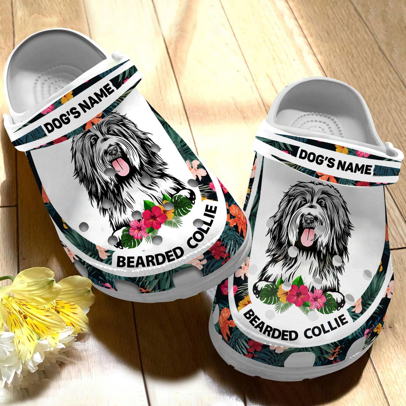 Bearded Collie Dog Crocs Crocband Clogs Shoes Comfortable For Men Women and Kids - Image 3