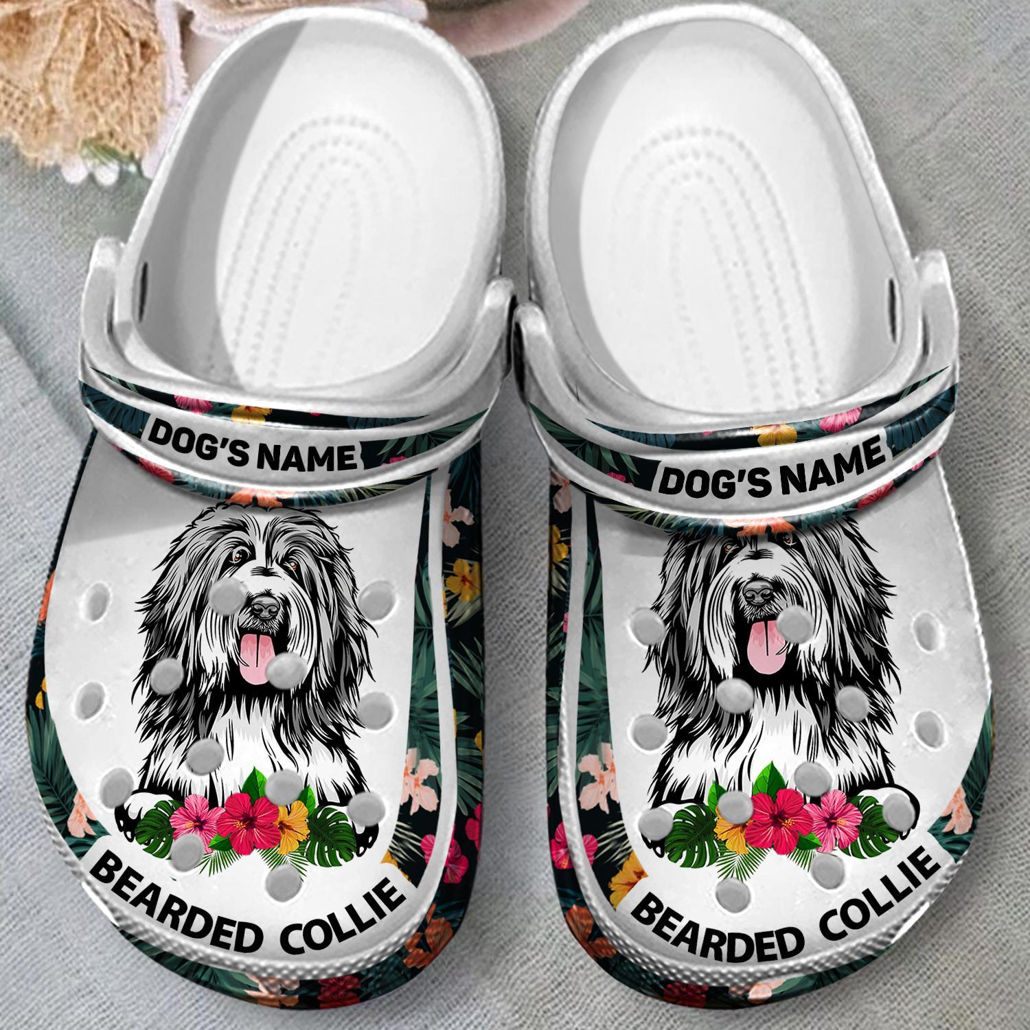 Bearded Collie Dog Crocs Crocband Clogs Shoes Comfortable For Men Women and Kids - Image 2