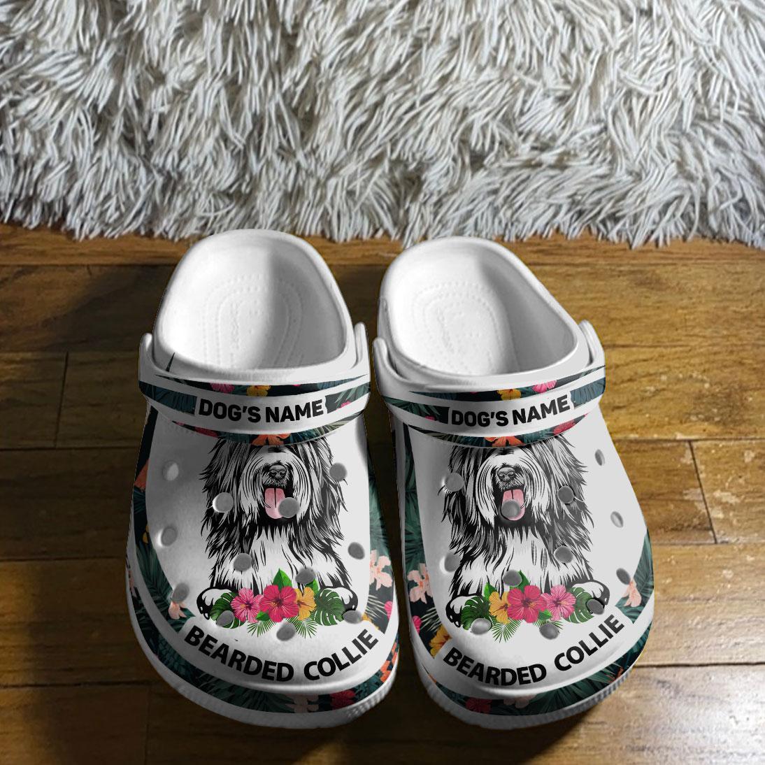 Bearded Collie Dog Crocs Crocband Clogs Shoes Comfortable For Men Women and Kids - Image 6
