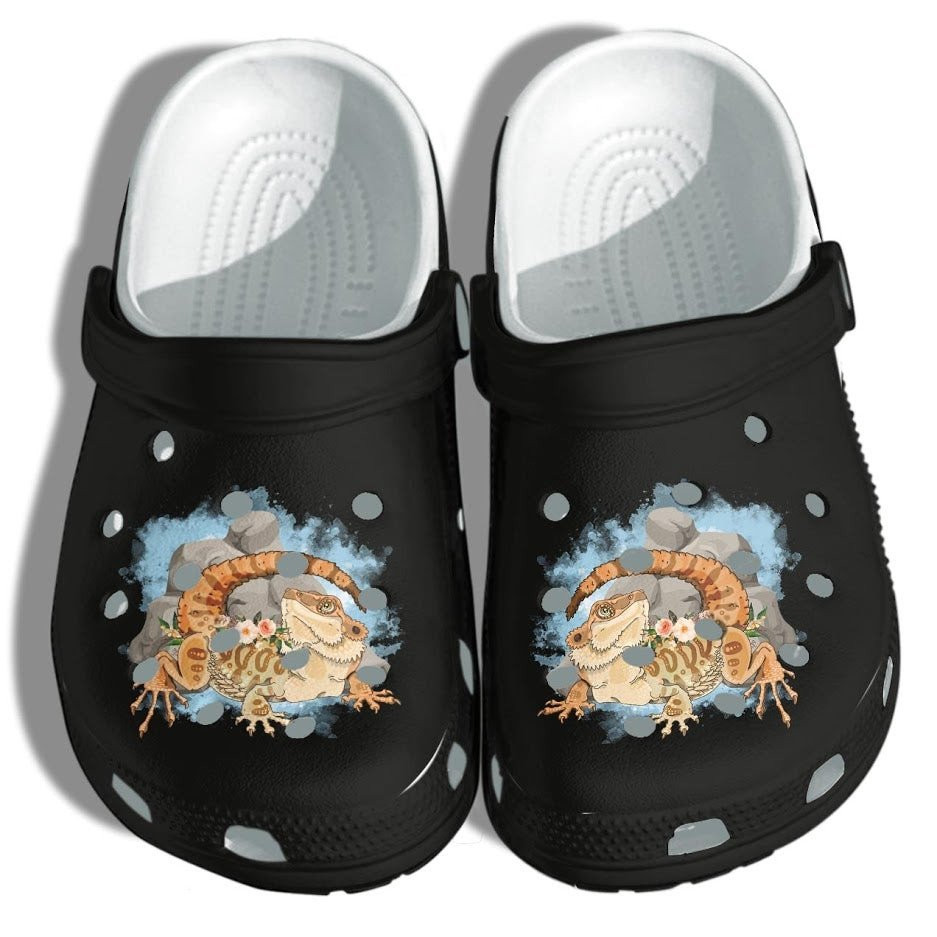 Bearded Dragons Pets Shoes Clogs - Who Loves Bearded Dragons Gecko Shoes
