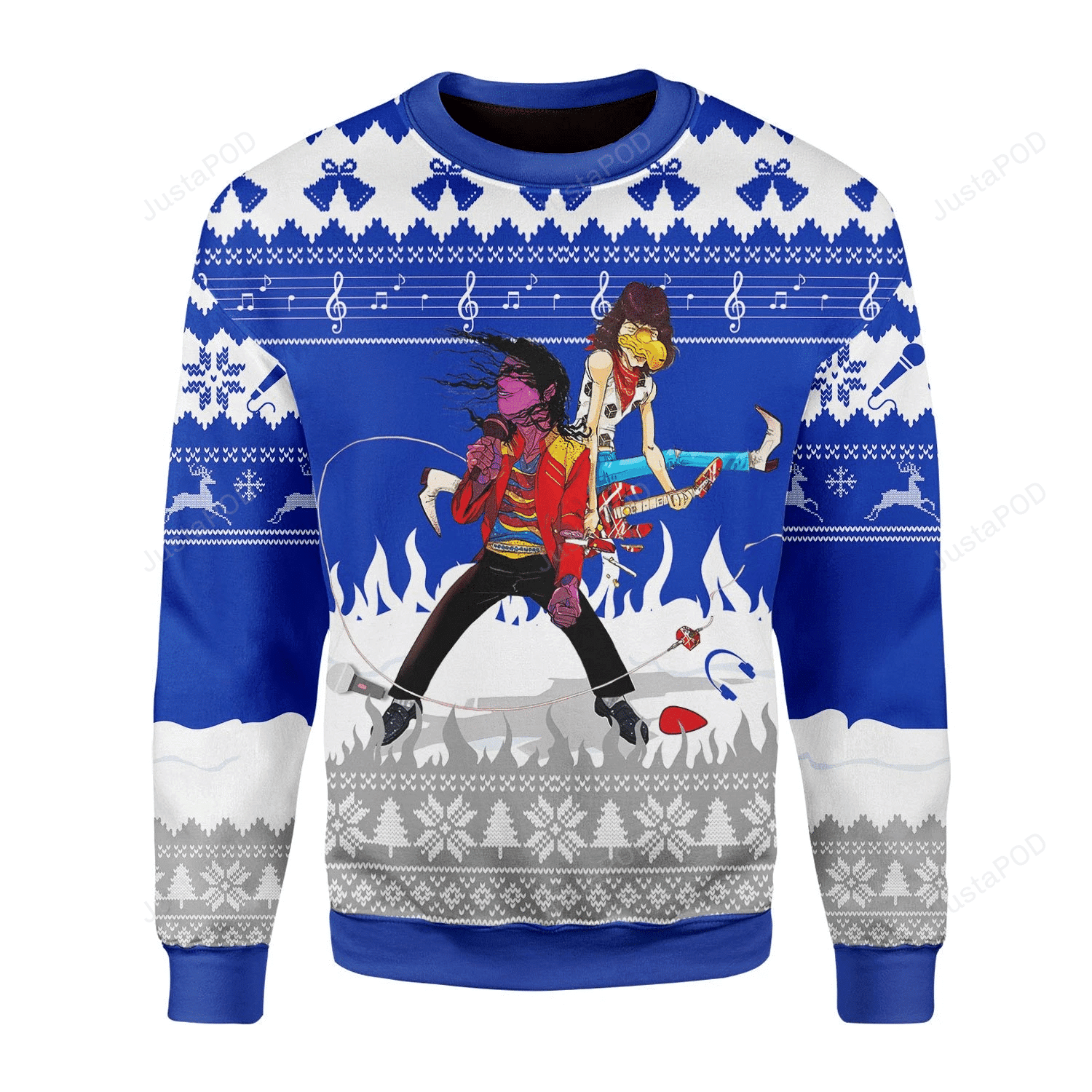 Beat It Ugly Christmas Sweater Adult 3D Funny Matching for family