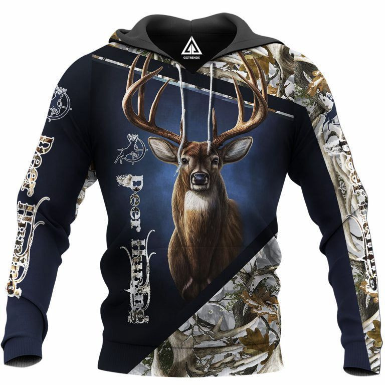 Beautiful Deer Hunting 3D All Over Print Hoodie, Zip Hoodie