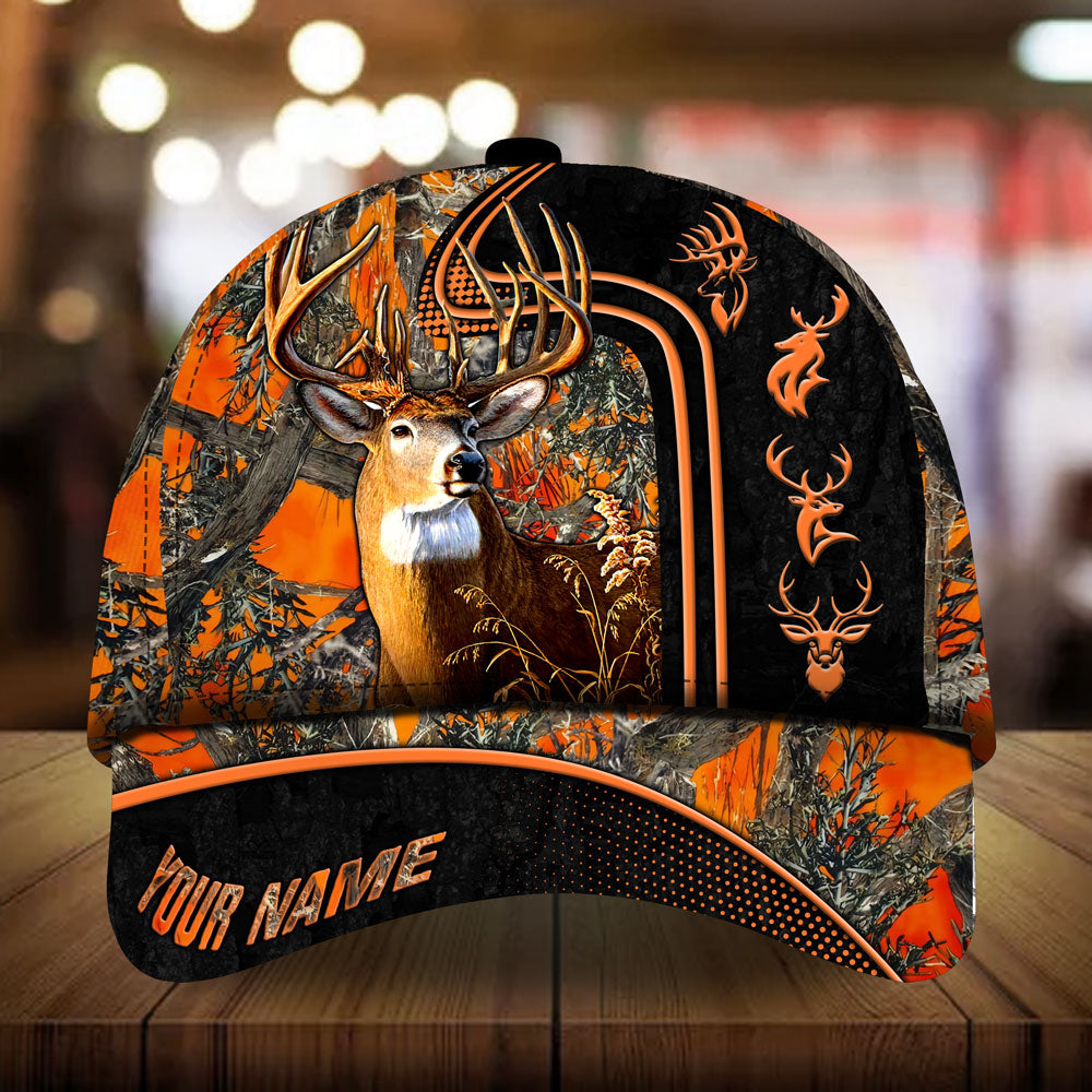 Beautiful Deer Hunting Camo 3D Hunting Hats Multicolored Personalized Trucker Hats Custom Hats Gifts For Men & Women