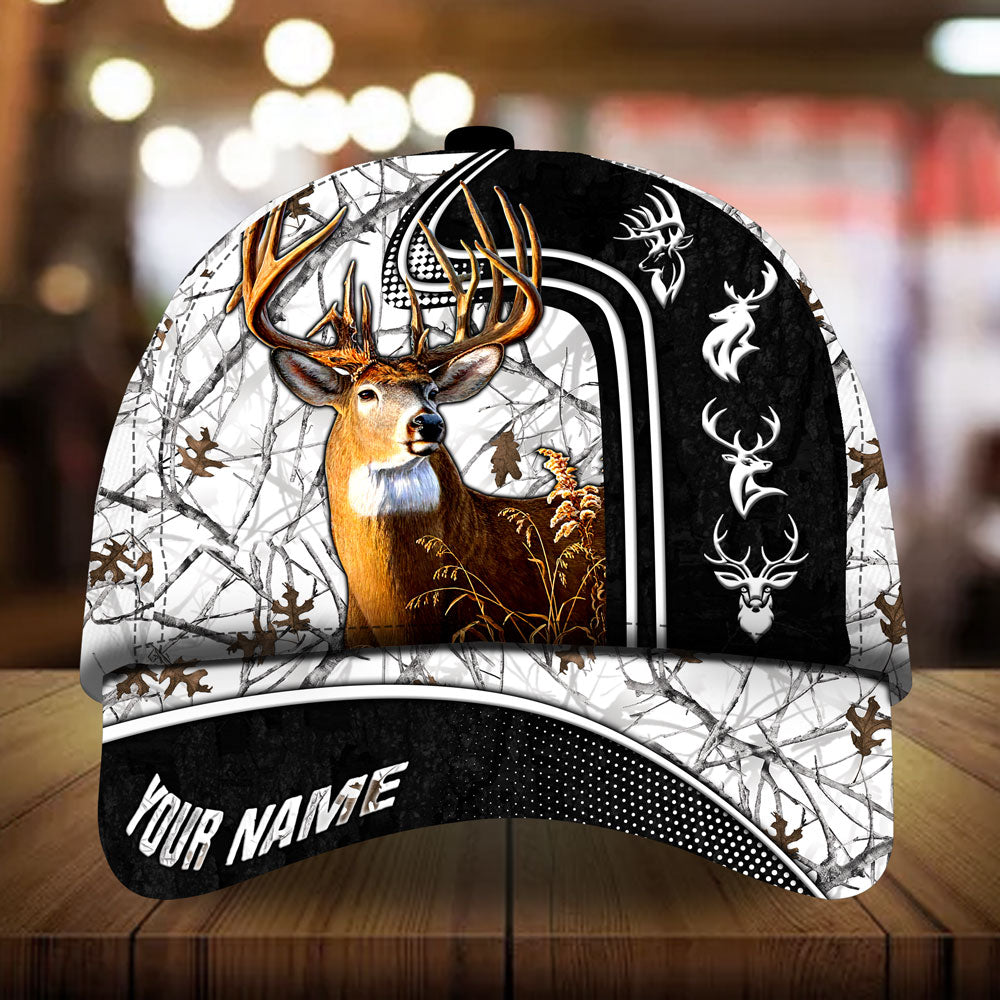 Beautiful Deer Hunting Camo 3D Hunting Hats Multicolored Personalized Trucker Hats Custom Hats Gifts For Men & Women