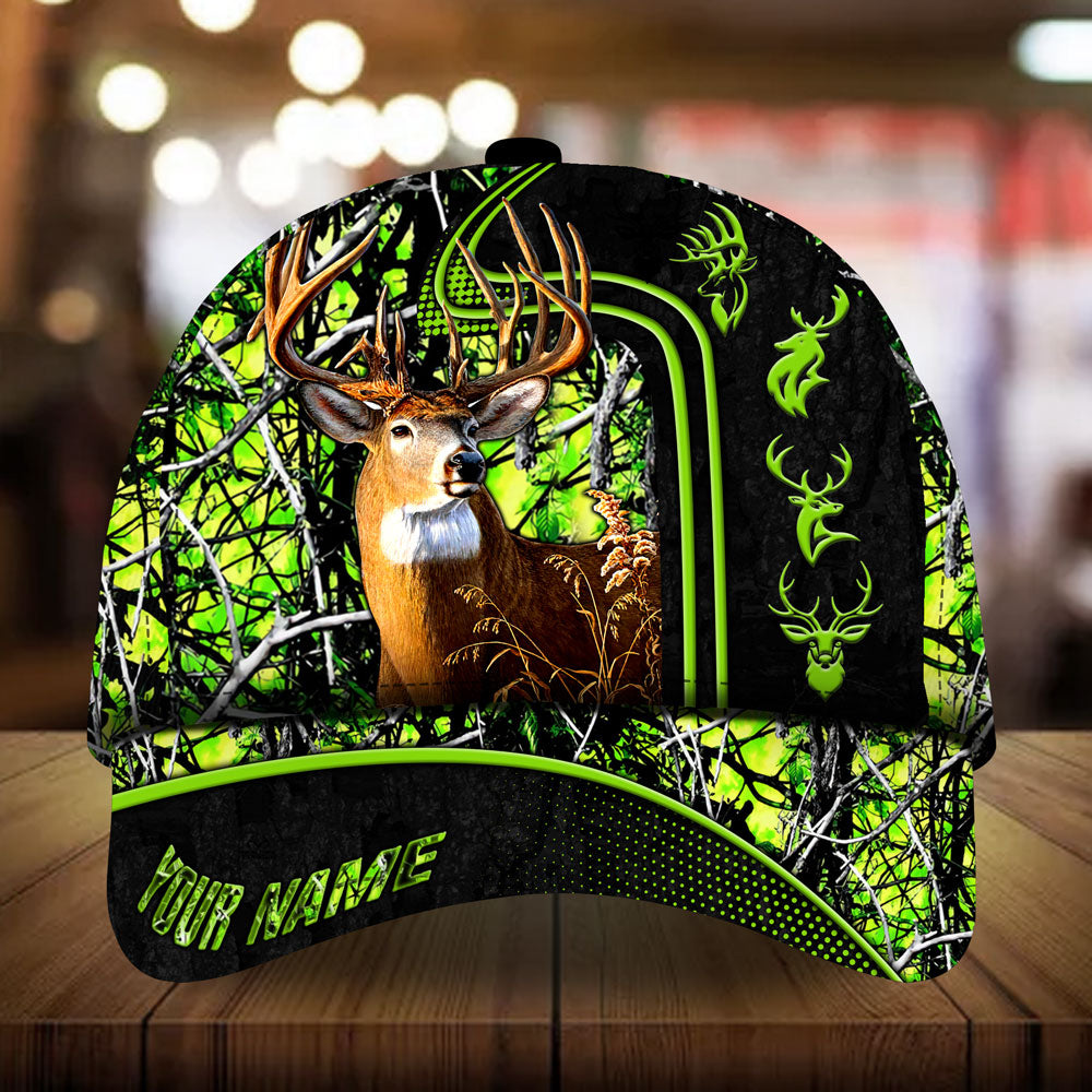 Beautiful Deer Hunting Camo 3D Hunting Hats Multicolored Personalized Trucker Hats Custom Hats Gifts For Men & Women