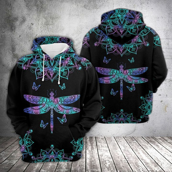 Beautiful Dragonfly 3D All Over Print Hoodie, Zip Hoodie