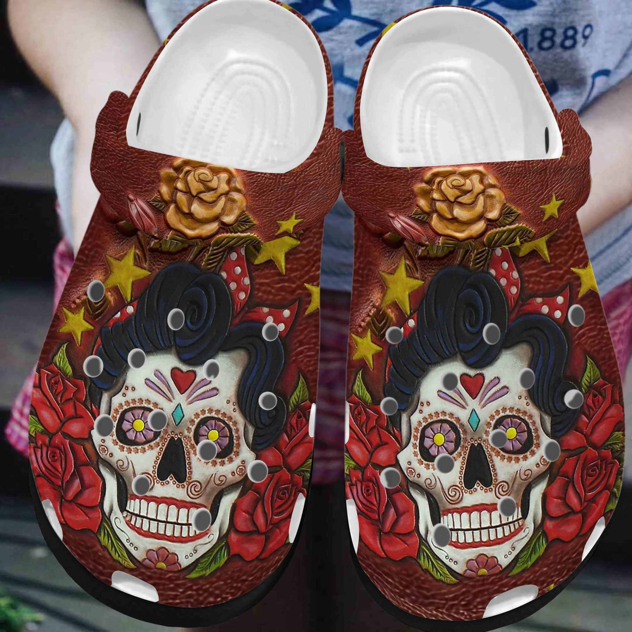 Beautiful Sally Nightmare Shoes - Roses Clog Gifts