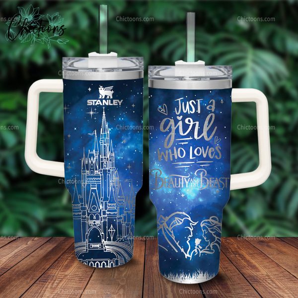 Beauty and The Beast Disney Cartoon Custom Stanley Cup 40 oz 30 oz Tumbler With HandleTVC2301255