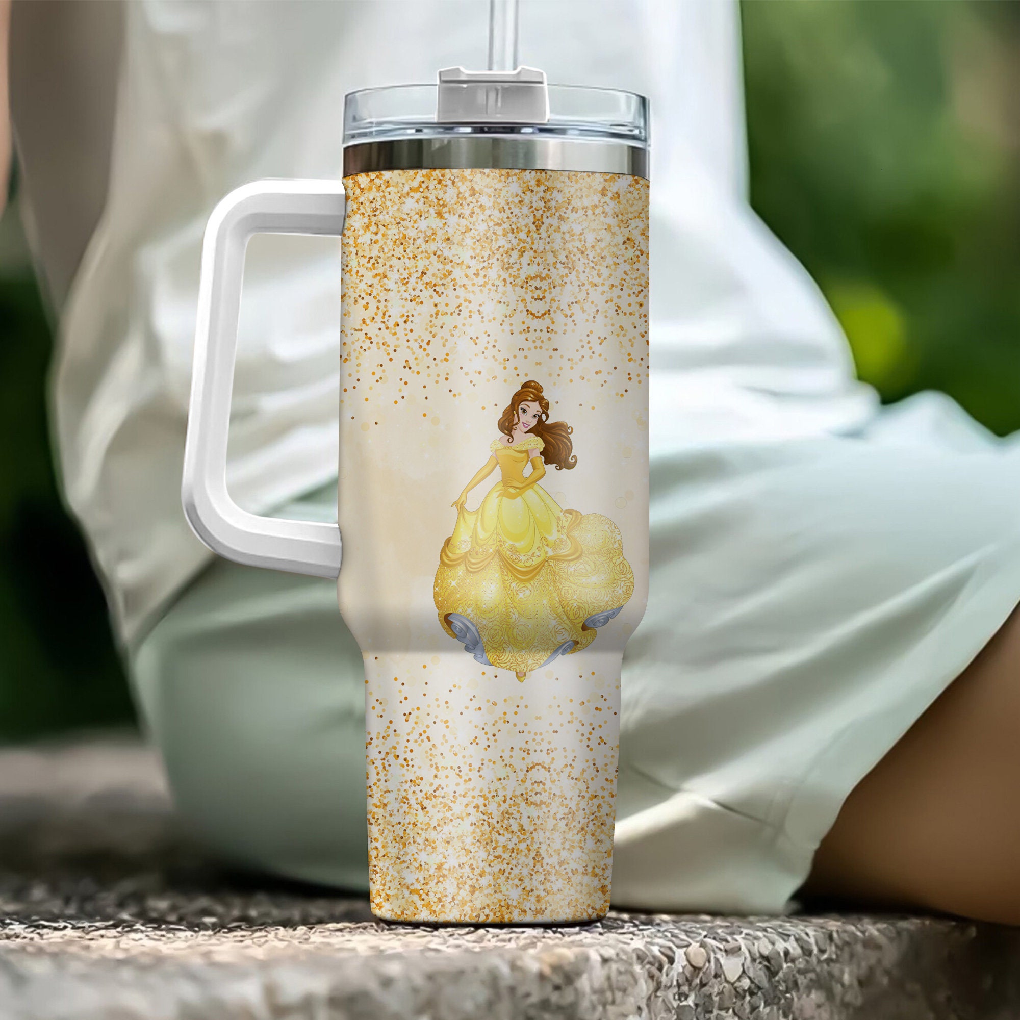Beauty And The Beast Disney Cartoon Custom Stanley Cup 40 oz 30 oz Tumbler With HandleTVC2301973 - Image 5