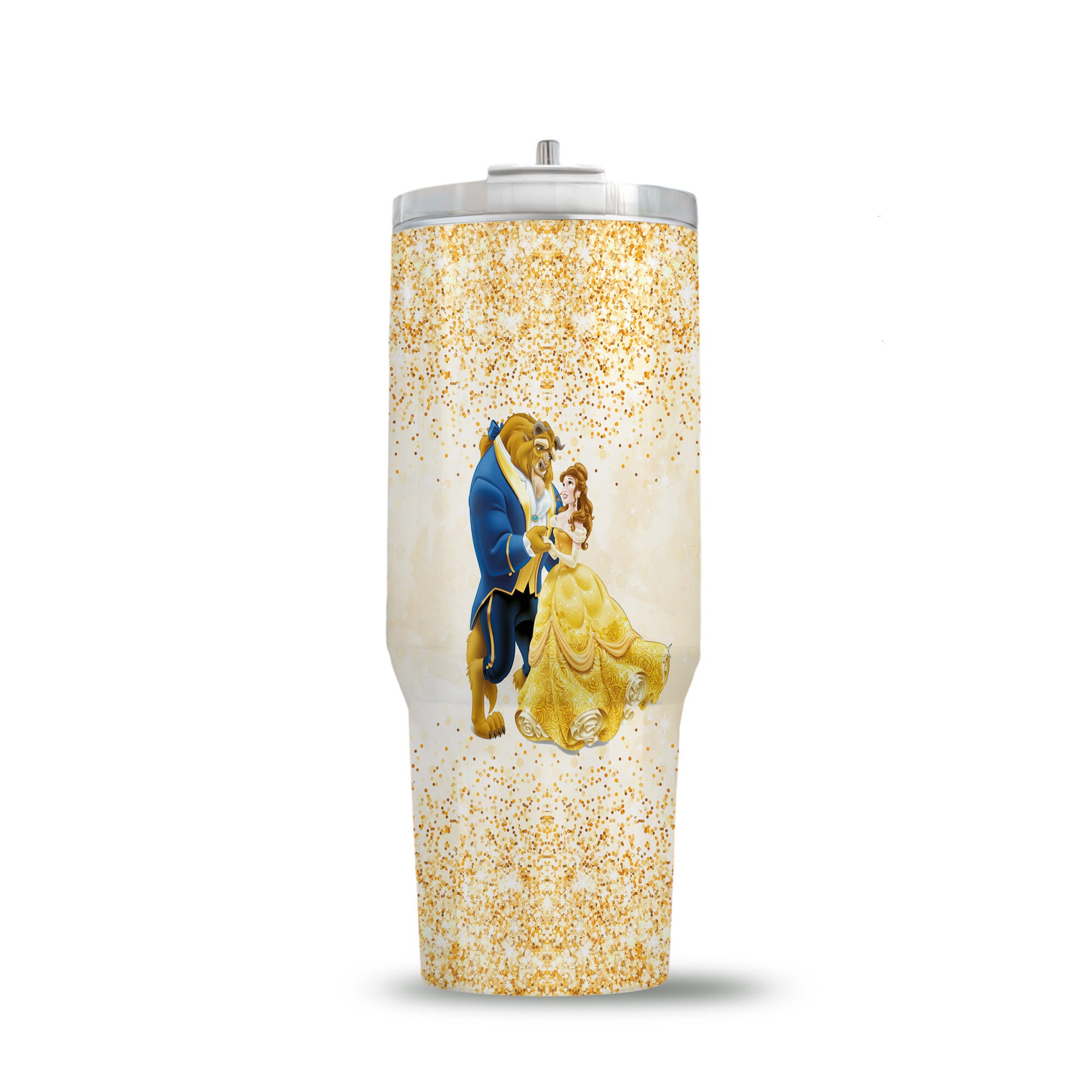 Beauty And The Beast Disney Cartoon Custom Stanley Cup 40 oz 30 oz Tumbler With HandleTVC2301973 - Image 4