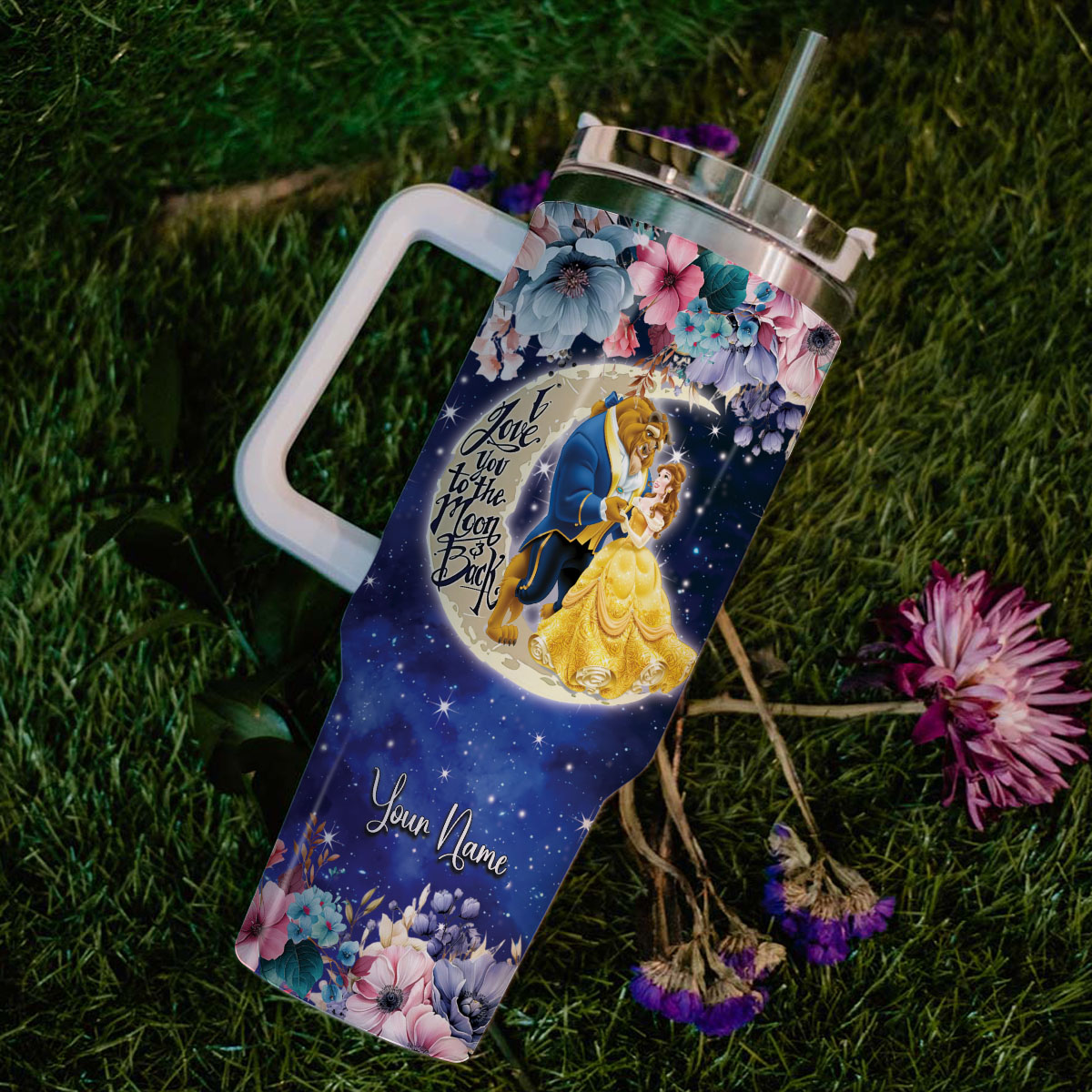 Beauty and the Beast Disney Princess Cartoon Custom Stanley Cup 40 oz 30 oz Tumbler With HandleTVC2301810 - Image 6