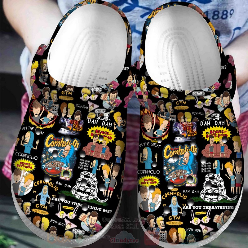 Beavis And Butt Head Do America TV Series Crocs Crocband Clogs Shoes Comfortable For Men Women and Kids