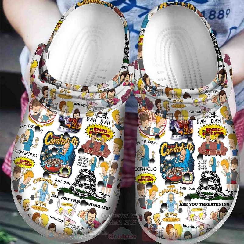 Beavis And Butt Head Do America TV Series Crocs Crocband Clogs Shoes Comfortable For Men Women and Kids