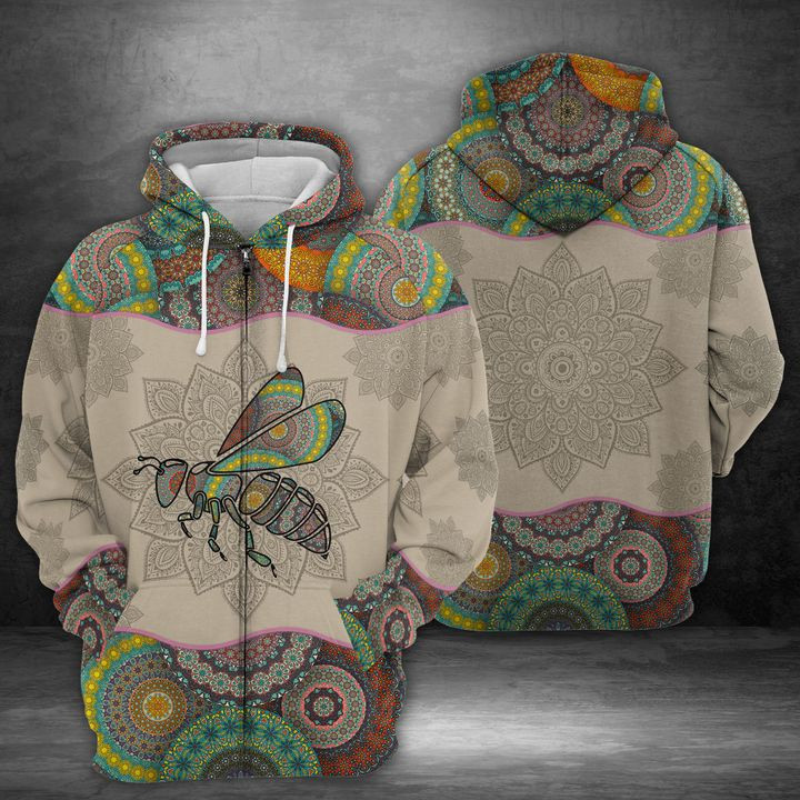 Bee 3D All Over Print Hoodie, Zip Hoodie