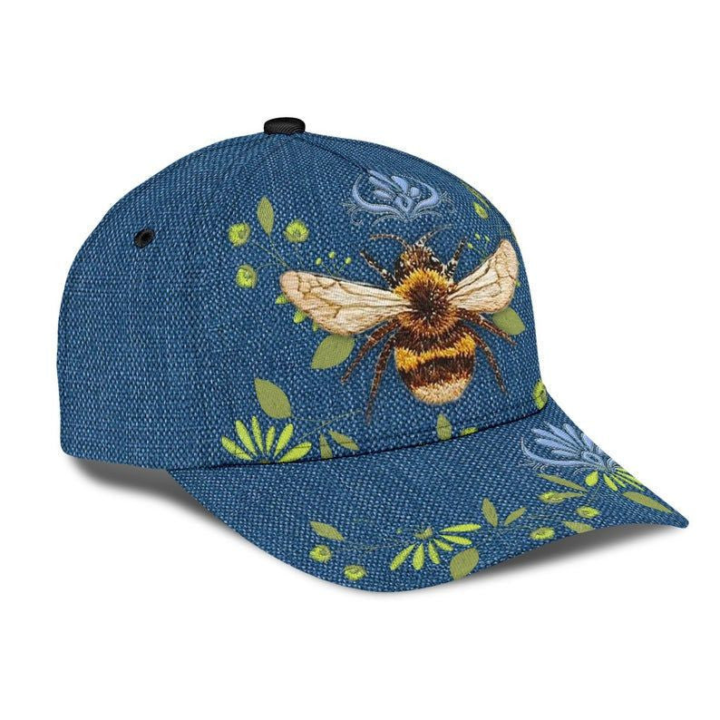 Bee Flower Rent Hat Classic Cap 3D, Human Cap, Trending Cap, American Cap Trucker Hats Custom Hats Gifts For Men & Women