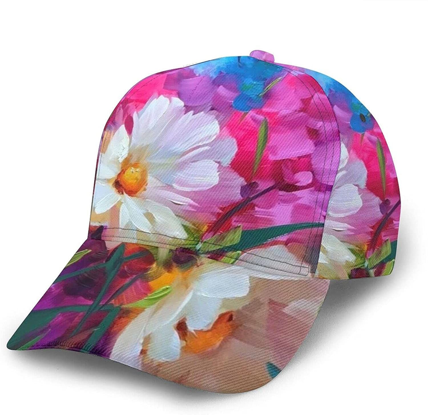 Bee Print Classic Baseball 3D Cap Adjustable Twill Sports Dad Hats For Unisex Trucker Hats Custom Hats Gifts For Men & Women