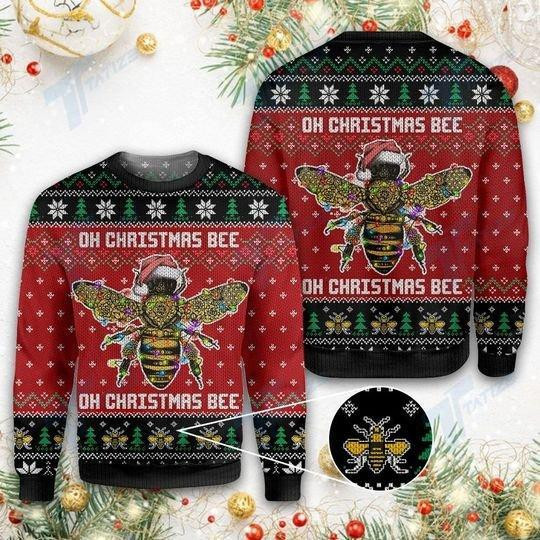 Bee Ugly Christmas Sweater Adult 3D Funny Matching for family