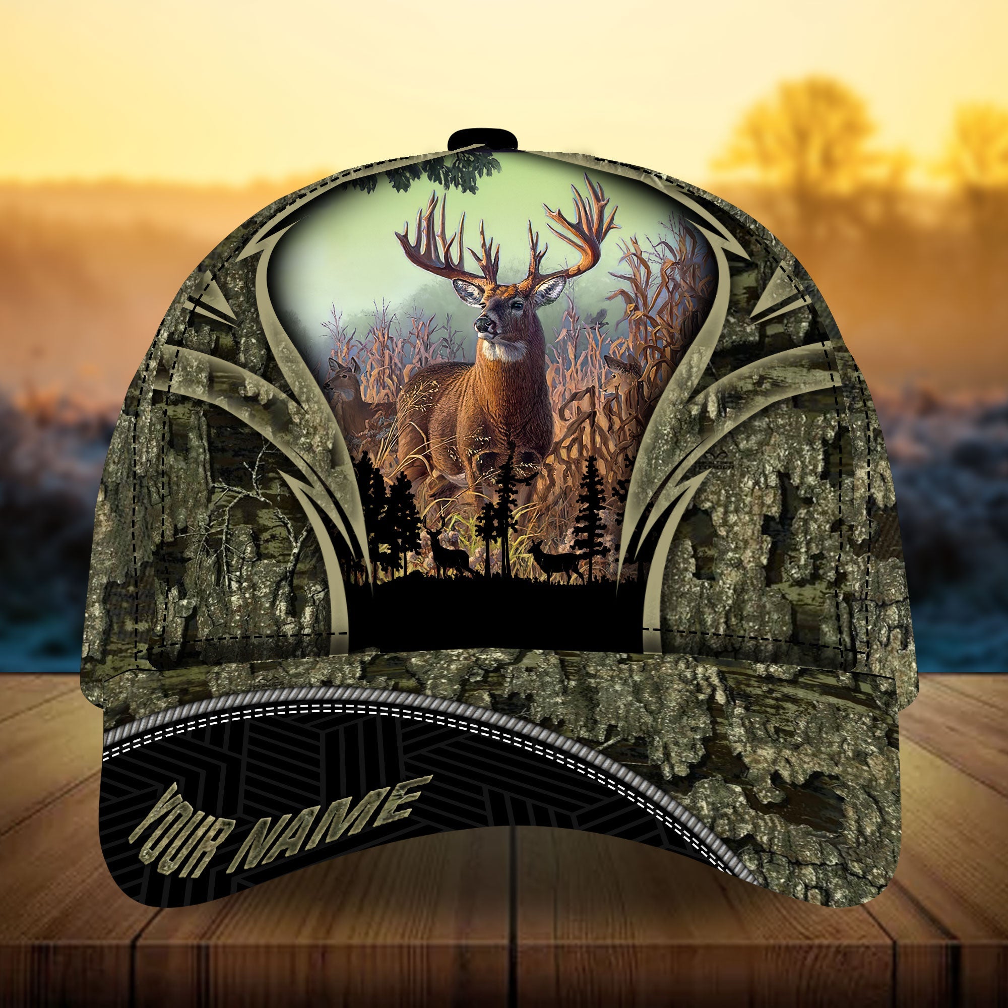 Beer Fest Deer Hunting Hats 3D Multicolored Camo Personalized Trucker Hats Custom Hats Gifts For Men & Women