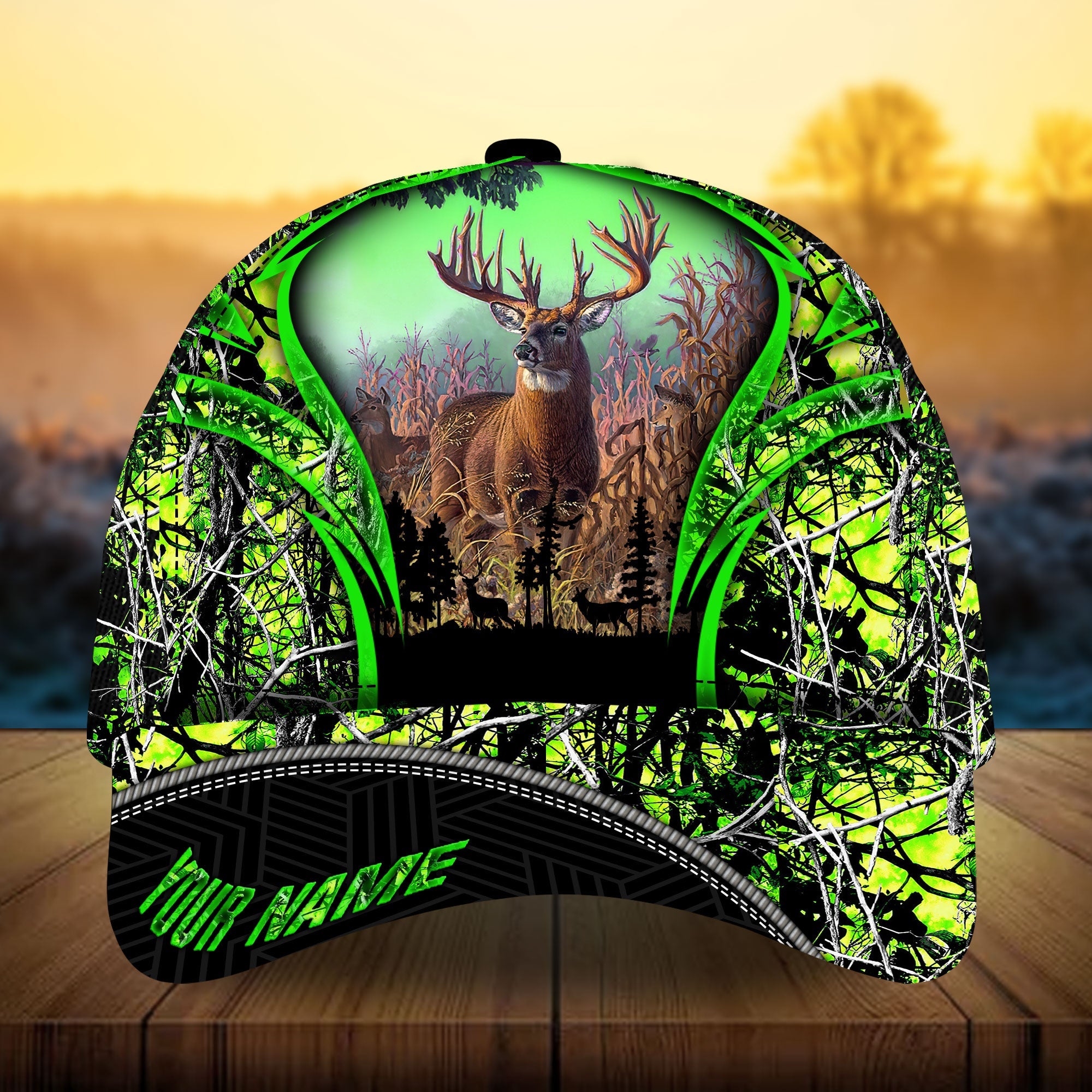 Beer Fest Deer Hunting Hats 3D Multicolored Camo Personalized Trucker Hats Custom Hats Gifts For Men & Women
