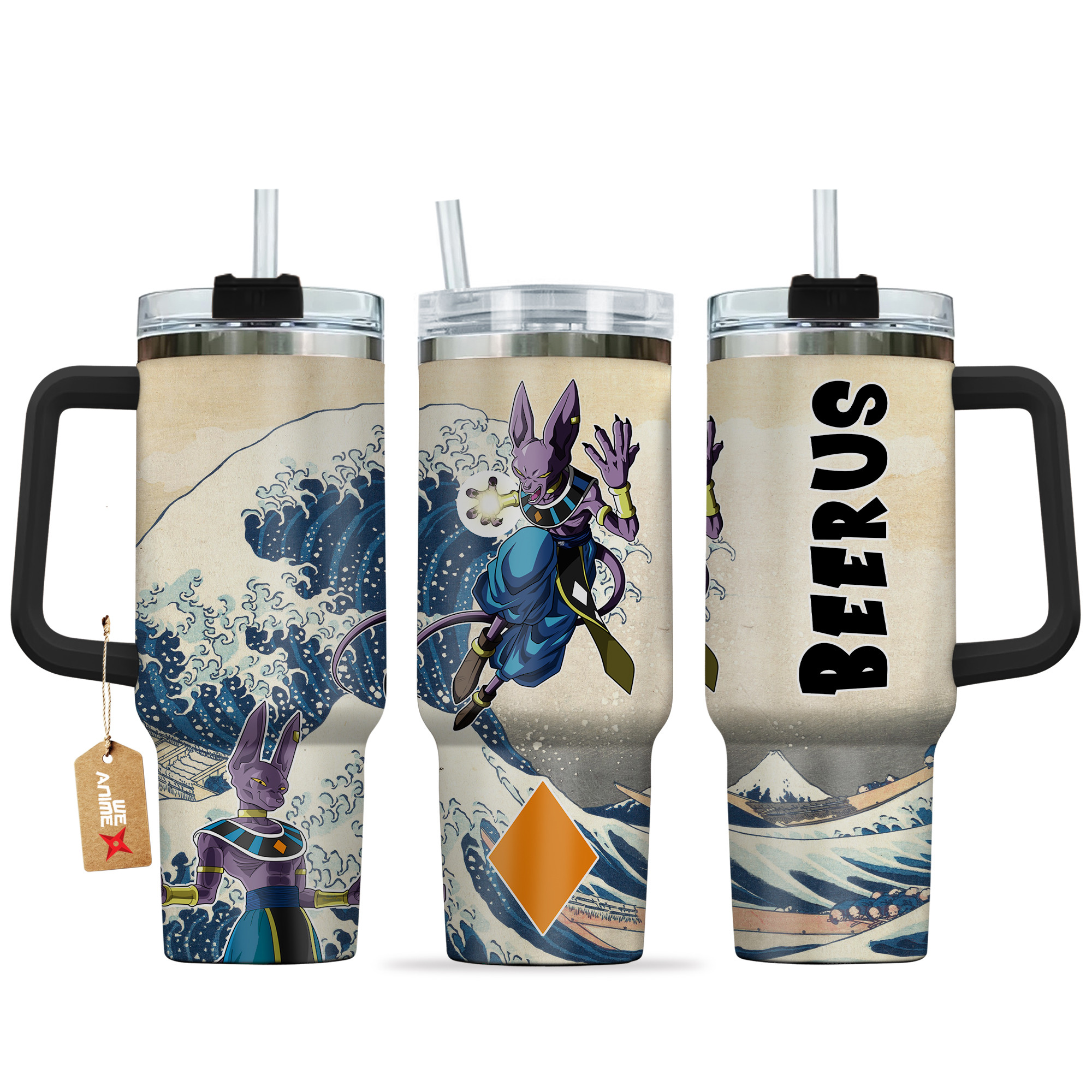Beerus Pokemon Anime Custom Stanley Cup 40 oz 30 oz Tumbler With HandleTVC2301139