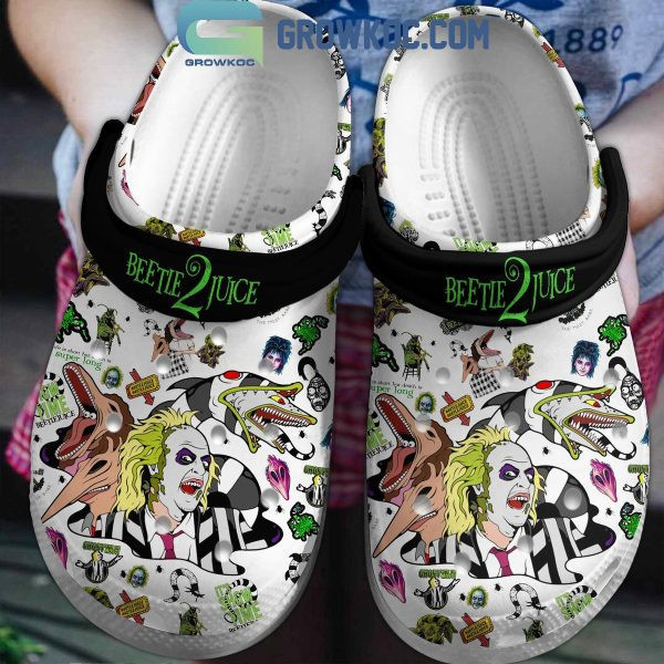 Beetlejuice Movie Crocs Crocband Clogs Shoes Comfortable For Men Women and Kids